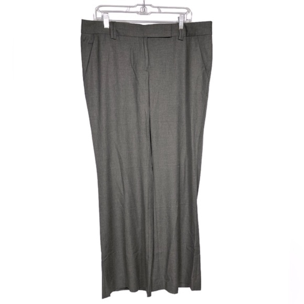 Loft Marisa Work Pant Size 14 Grey Academia Office Trousers Dress Pants